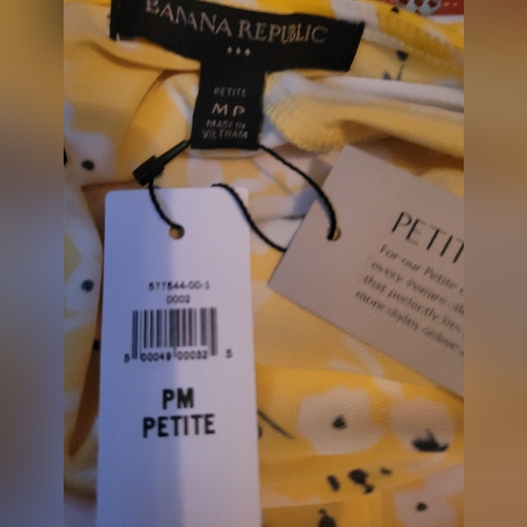 Banana Republic Yellow Floral Mini Dress - Picture 5 of 5